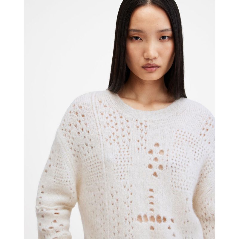 AllSaints Winnie Crew Neck Jumper image number 6